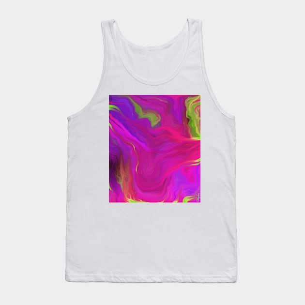 AGATE INTERPRETED:  PINK LAVA BEDS Tank Top by Overthetopsm